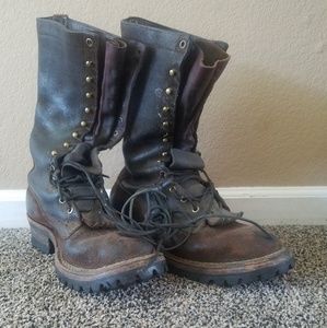Wildland fire logger boots